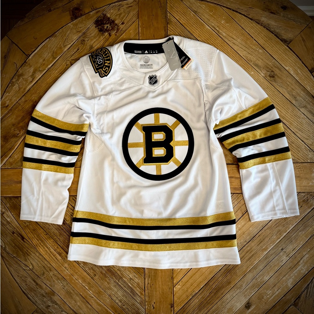 Brand New 100th Anniversary Boston Bruins Away Jersey